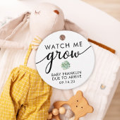 Personalisierte Babydusche Sukkulente Liebesmarken Geschenkanhänger