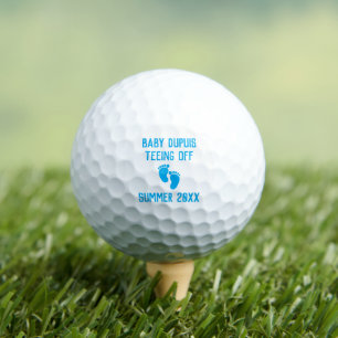 Personalisierte Babygeschlecht-Ernennung Schwanger Golfball