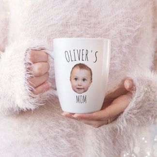 Personalisierte Babymug mit Gesicht, Baby-Foto-Ges Kaffeetasse