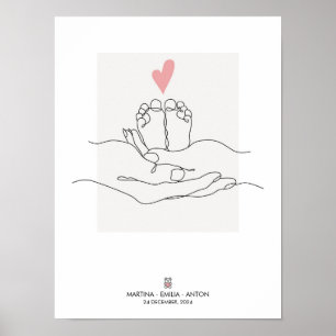 Personalisierte Babynahrung Poster