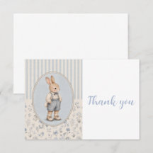 Personalisierte Babyparty-Einladung, Vintage-Hase