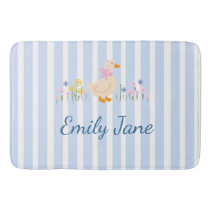 Personalisierte Babyparty-Taufe Entchen Badematte