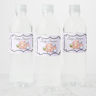 Personalisierte Babyparty Wasserflaschenetikett