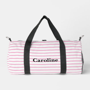 Personalisierte Babytasche, Monogramm Seersucker Duffle Bag