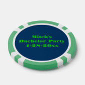 Personalisierte Bachelor-Partei Pokerchips (Einzeln)