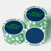 Personalisierte Bachelor-Partei Pokerchips (Stapel)
