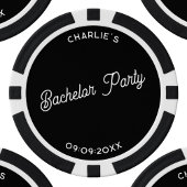 Personalisierte Bachelor-Partei Pokerchips