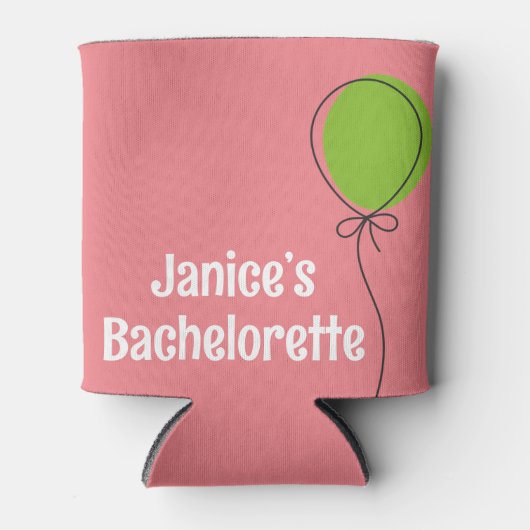 Personalisierte Bachelorette Dosenkühler (Vorderseite)