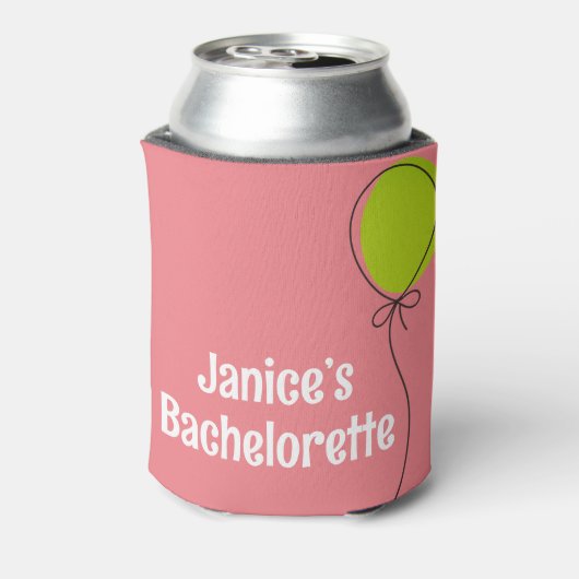 Personalisierte Bachelorette Dosenkühler (Kanne Rückseite)
