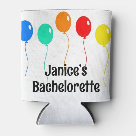 Personalisierte Bachelorette Dosenkühler (Vorderseite)