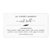 Personalisierte Bäckerei (Vorne)