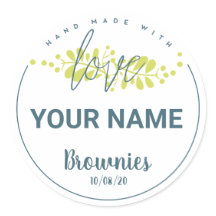 Personalisierte Bäckerei - Etikett + Ihr Name