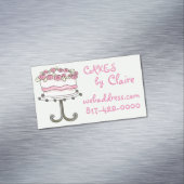 Personalisierte Bäckerei Magnetische Visitenkarte (Beispiel)