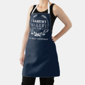 personalisierte Bäckerei Schürze mit Kranz (InSitu)