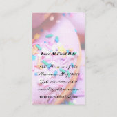 Personalisierte Bäckerei Visitenkarte (Rückseite)