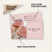 Personalisierte Bäckerei Visitenkarte