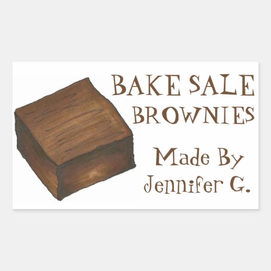 Personalisierte Bäckereien, gebacken mit Aufkleber (Vorderseite)