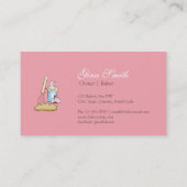 personalisierte Bäckereigeschäftskarte Visitenkarte (Rückseite)