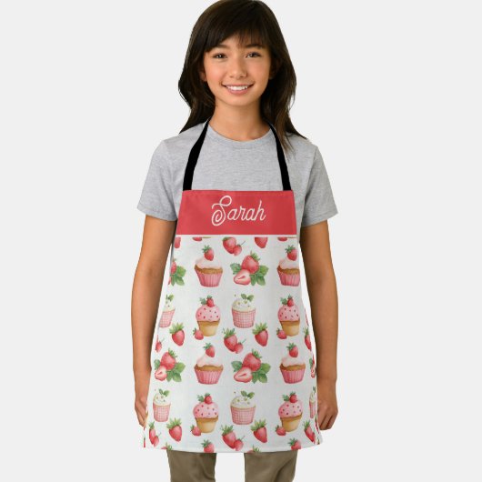Personalisierte Backschürze für Kinder mit Namen Schürze (Insitu)