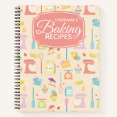 Personalisierte Backzutaten Notizblock (Vorderseite)