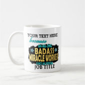 PERSONALISIERTE Badass Wunder-Arbeitskraft - Kaffeetasse (Links)