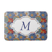 personalisierte Badematte aus leuchtendem Mandala (Vorderseite)