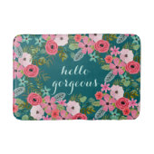 Personalisierte Badematte Hallo wunderschön (Vorderseite)