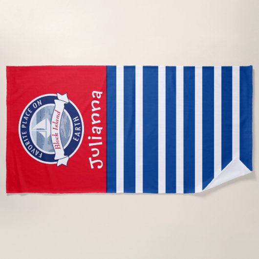 Personalisierte Badetücher - Strandtuch (Vorderseite)