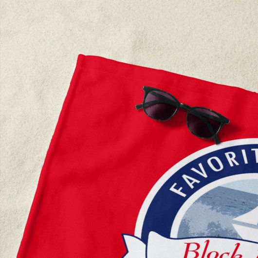 Personalisierte Badetücher - Strandtuch (Beispiel)