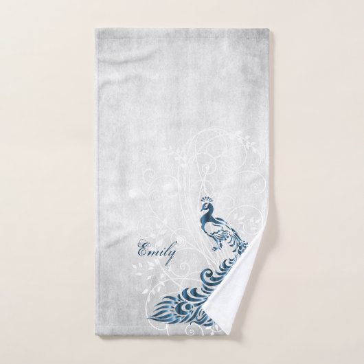 Personalisierte Badetücher von Blue Peacock Badhandtuch Set (Handtuch)