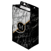 Personalisierte Bag-Marmor für Ihre Letter-Geschen Kleine Geschenktüte (Vorderseite Schrägansicht)