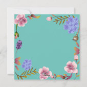 Personalisierte Bald-Karte Feiertagskarte (Rückseite)