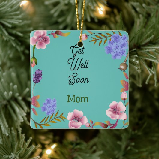 Personalisierte Bald-Karte Keramikornament (Baum)