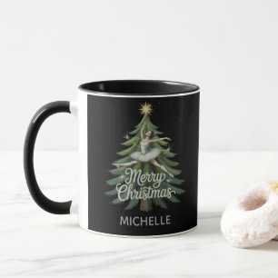 Personalisierte Ballerina Balletttänzerin Weihnach Tasse