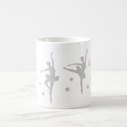 Personalisierte Ballerina Dancer Tasse (Mittel)