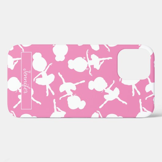 Personalisierte Ballettkostüme und Slipper Pink Case-Mate iPhone Hülle (Rückseite (Horizontal))