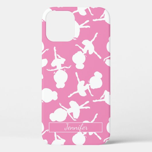 Personalisierte Ballettkostüme und Slipper Pink Case-Mate iPhone Hülle (Rückseite)