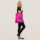 Personalisierte Ballettschuh-Typografie  Tasche (Am Model)
