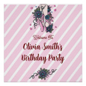 Personalisierte Ballettschuhe Poster (Vorderseite)