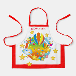 Personalisierte Ballonfahrt Kinder Schürze
