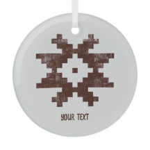 Personalisierte baltische Weihnachtsdekoration