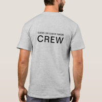 Personalisierte Band Show Name Event-Crew