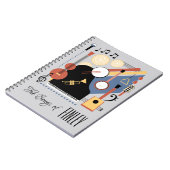 Personalisierte Band "Song Book Bauhaus" Notizblock (Linke Seite)