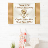Personalisierte Banner zum Hochzeitstag, jedes Jah (InSitu)