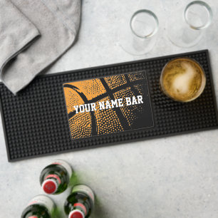 Personalisierte Bar für Basketballfan Bar Matte