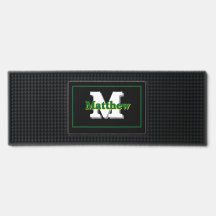 Personalisierte Bar Mat - Individuelle Name-Design