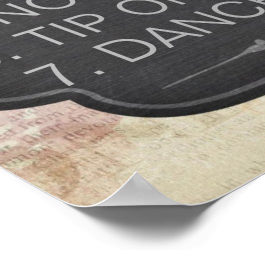 Personalisierte Bar Poster (Ecke)