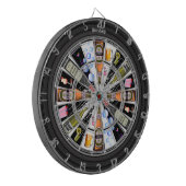 Personalisierte Bar Shots Multi-Drink Ziel 3.0 Dartscheibe (Vorderseite Links)