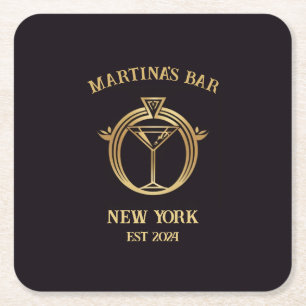 Personalisierte Bar Signieren Bar Untersetzer mit