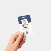 Personalisierte Barcode-ID-Karten mit Logo und Fot Ausweis (Handheld)
